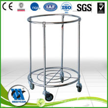 BDT211 Movable metal frame medical hamper trolley